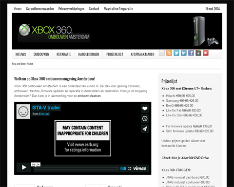 Xbox 360 ombouwen Amsterdam